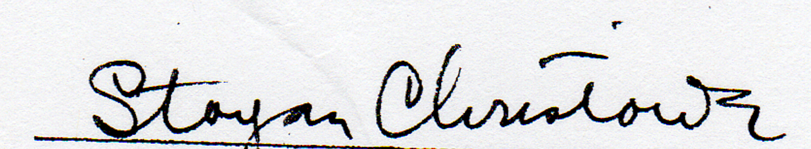 Stoyna's signature
